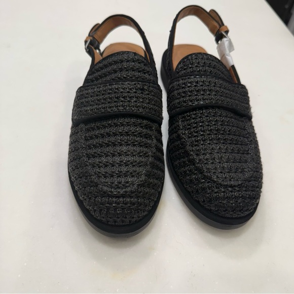 Kenneth Cole Gentle Souls Raffia Sling Back Loafer Black Sz 9.5 NIB - Picture 5 of 15